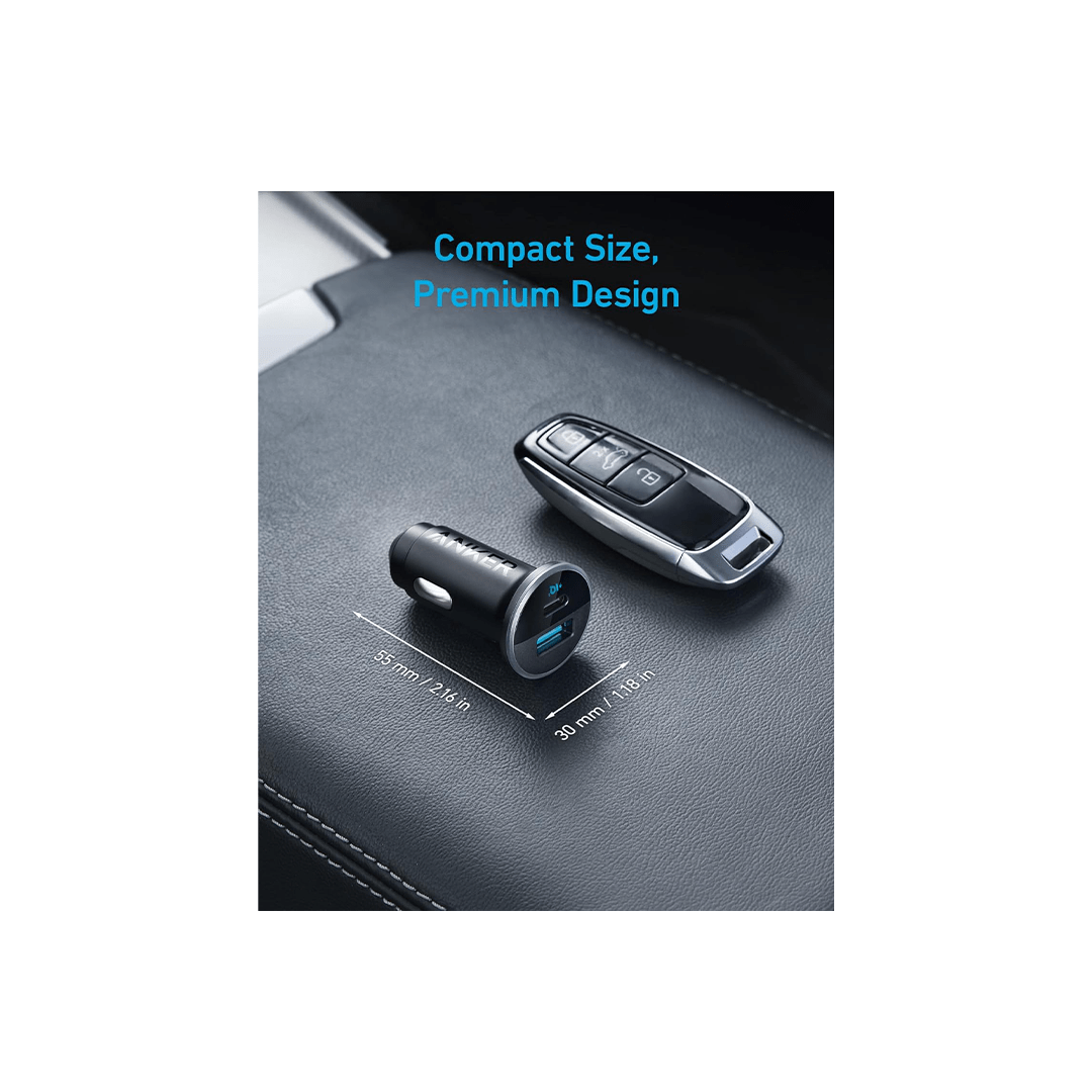 Anker 323 30W PowerIQ 3.0 Fast Charging Car Charger in Qatar Anker 323 30W PowerIQ 3.0 Fast Charging Car Charger in Qatar